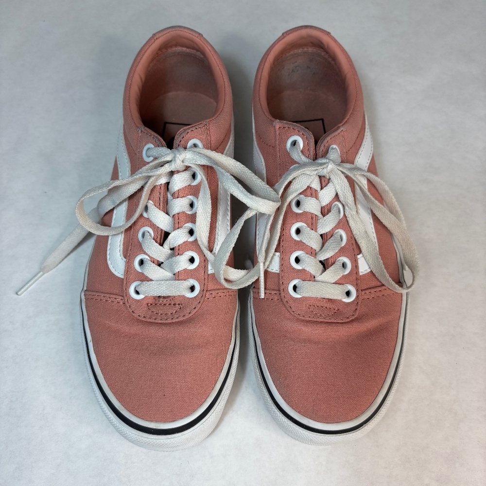 Vans Pink Canvas Sneakers - Size 6 - Picture 2 of 8